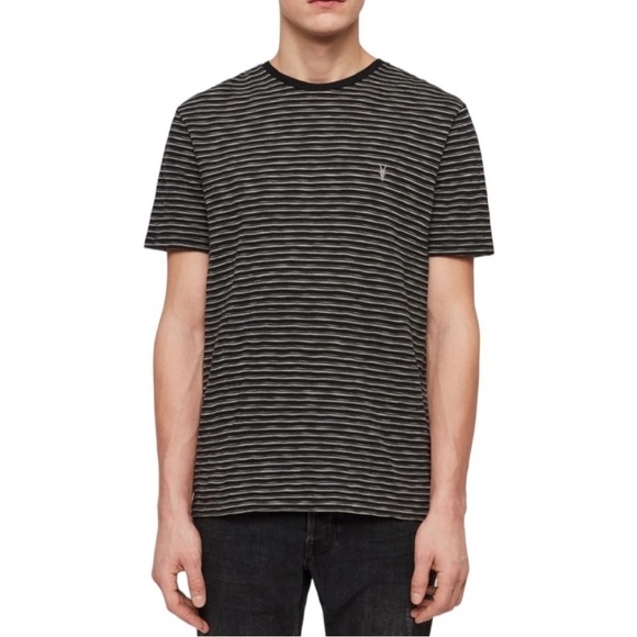 𝅺ALLSAINTS Mana Slim Fit Crew Neck T-Shirt - Picture 1 of 11